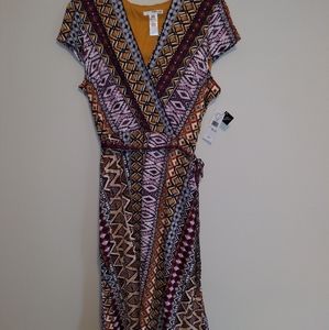 Studio 1 short sleeve wrap dress